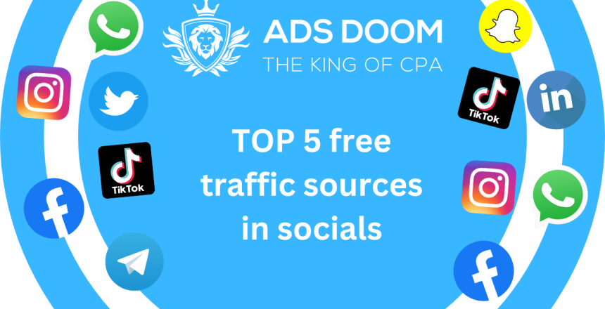 TOP 5 free traffic sources in socials